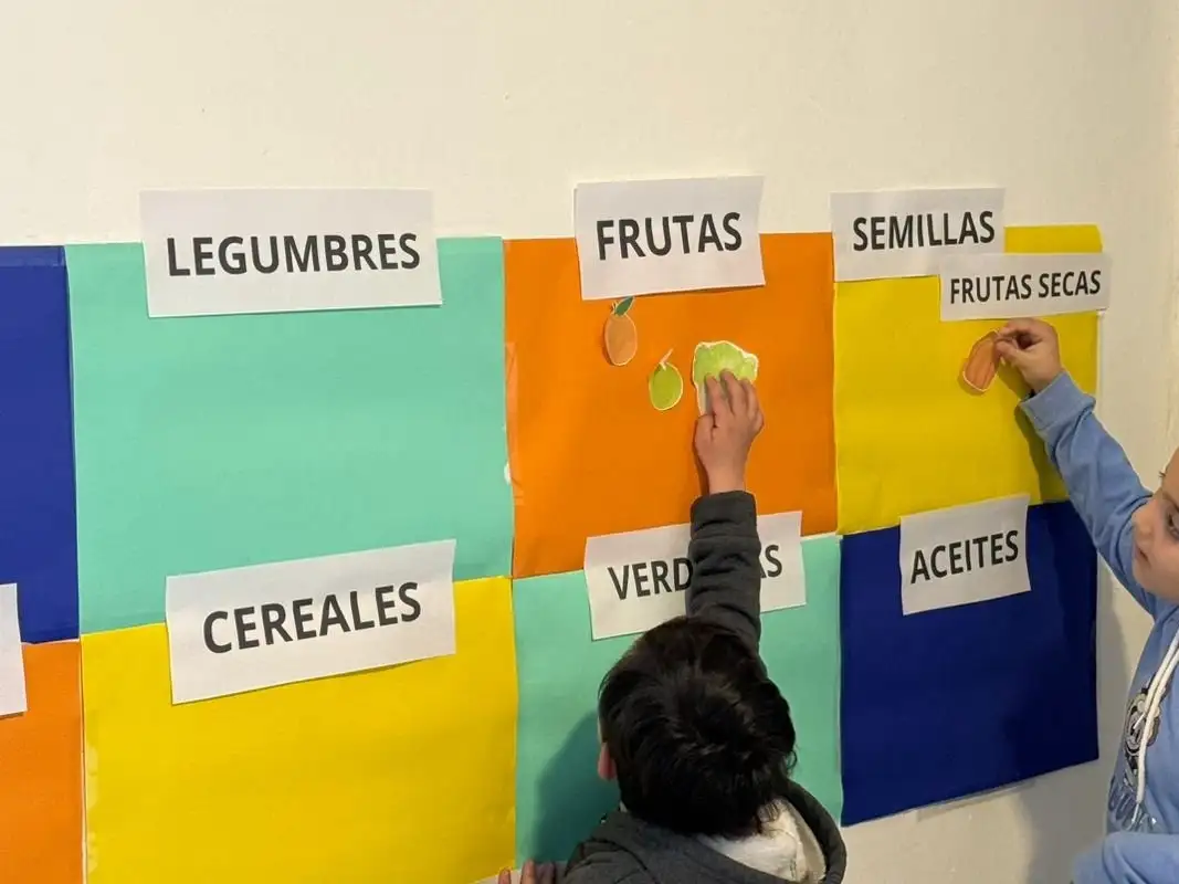 Niños alimentación