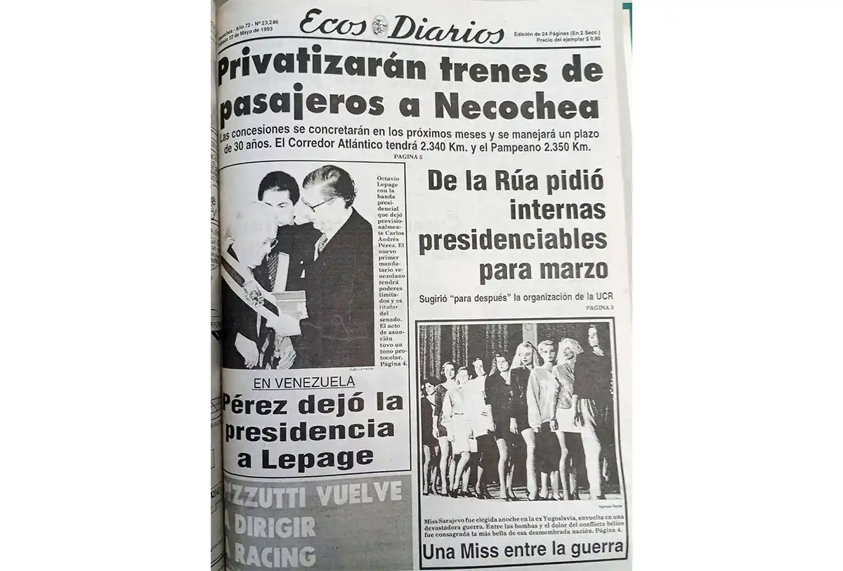 Sábado 22 de mayo de 1993