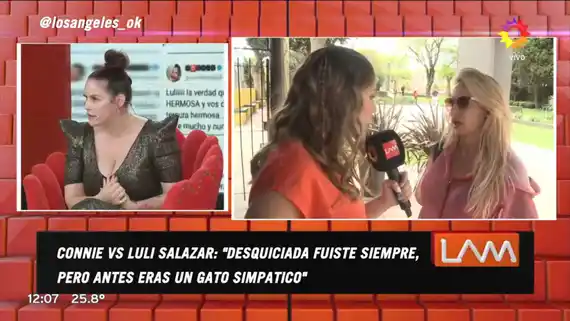 Luciana Salazar cruzó nuevamente a Connie Ansaldi