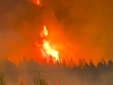 Incendios en El Bolsón.