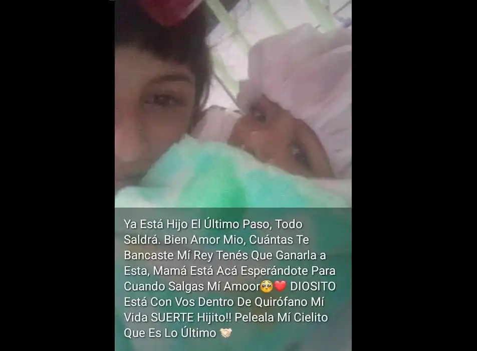 Cadena de oración para Elohim, que hoy es su última cirugía de intestino