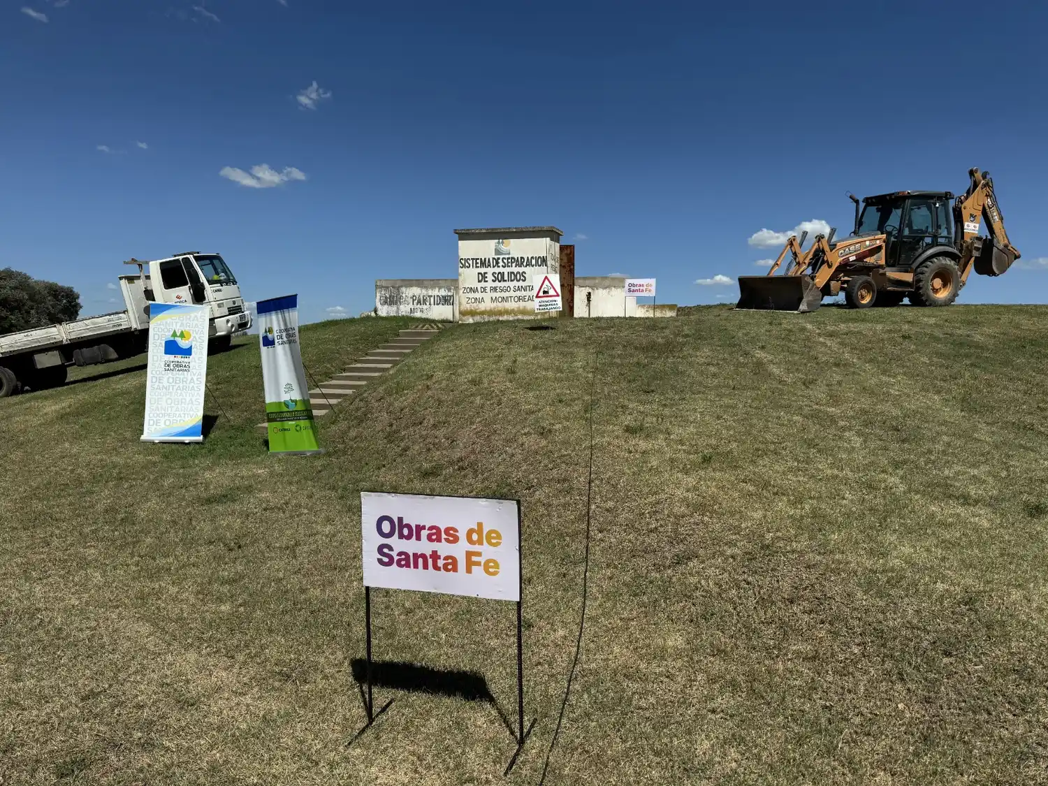 Las máquinas ya trabajan a pleno en la zona norte de Venado Tuerto.