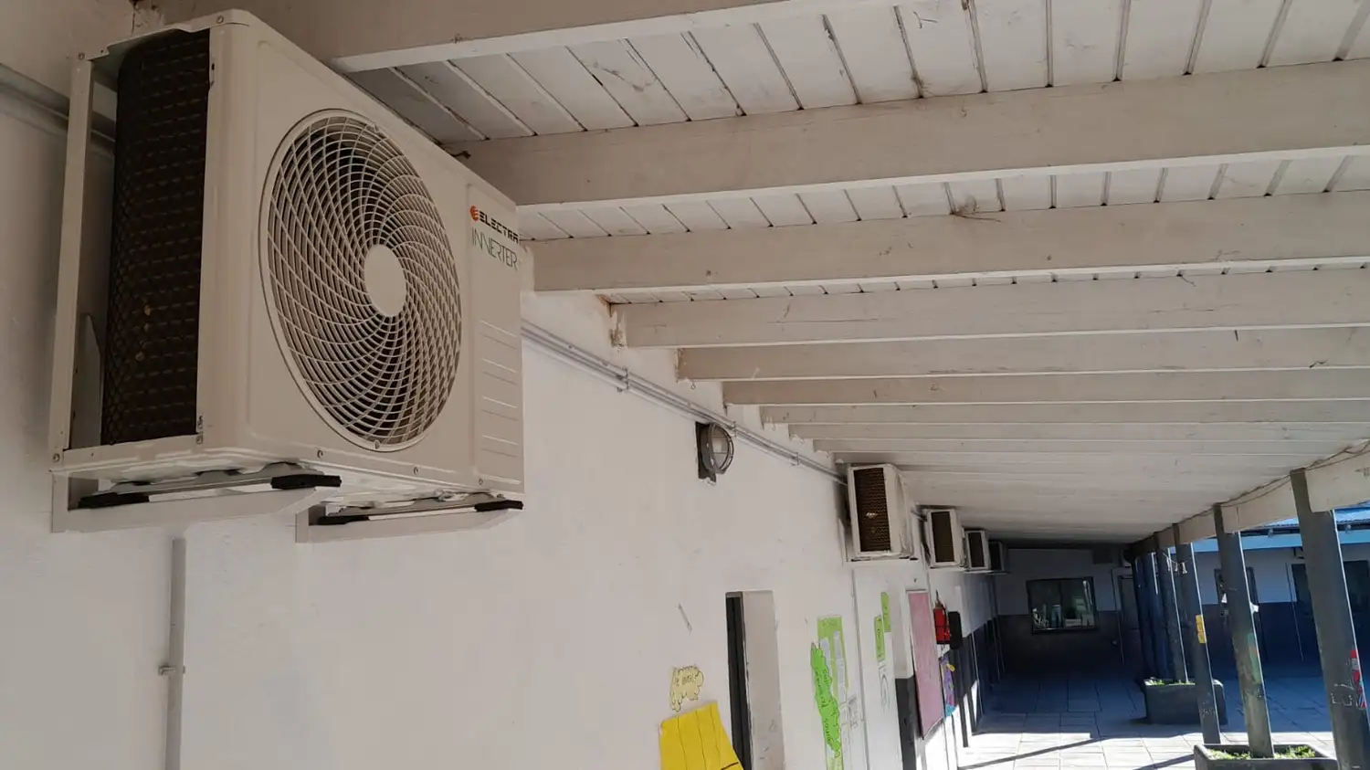 Completaron una obra de climatización en la Técnica N°1 y la Secundaria N°4