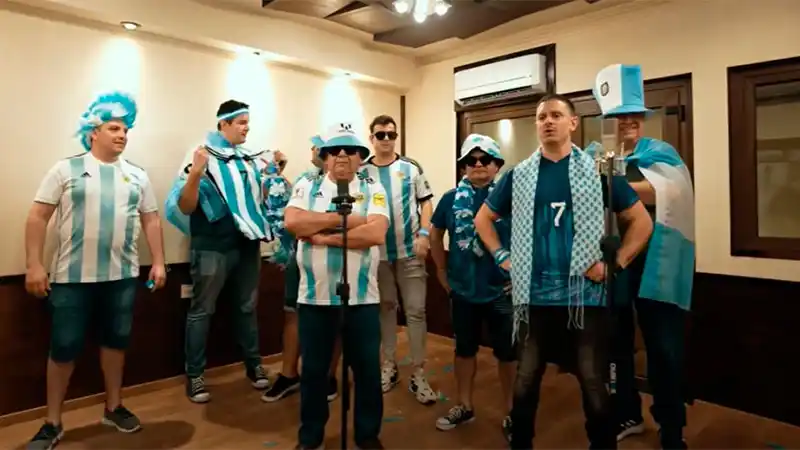 “Vamos, vamos Argentina”: la canción de Los Palmeras para alentar a la selección