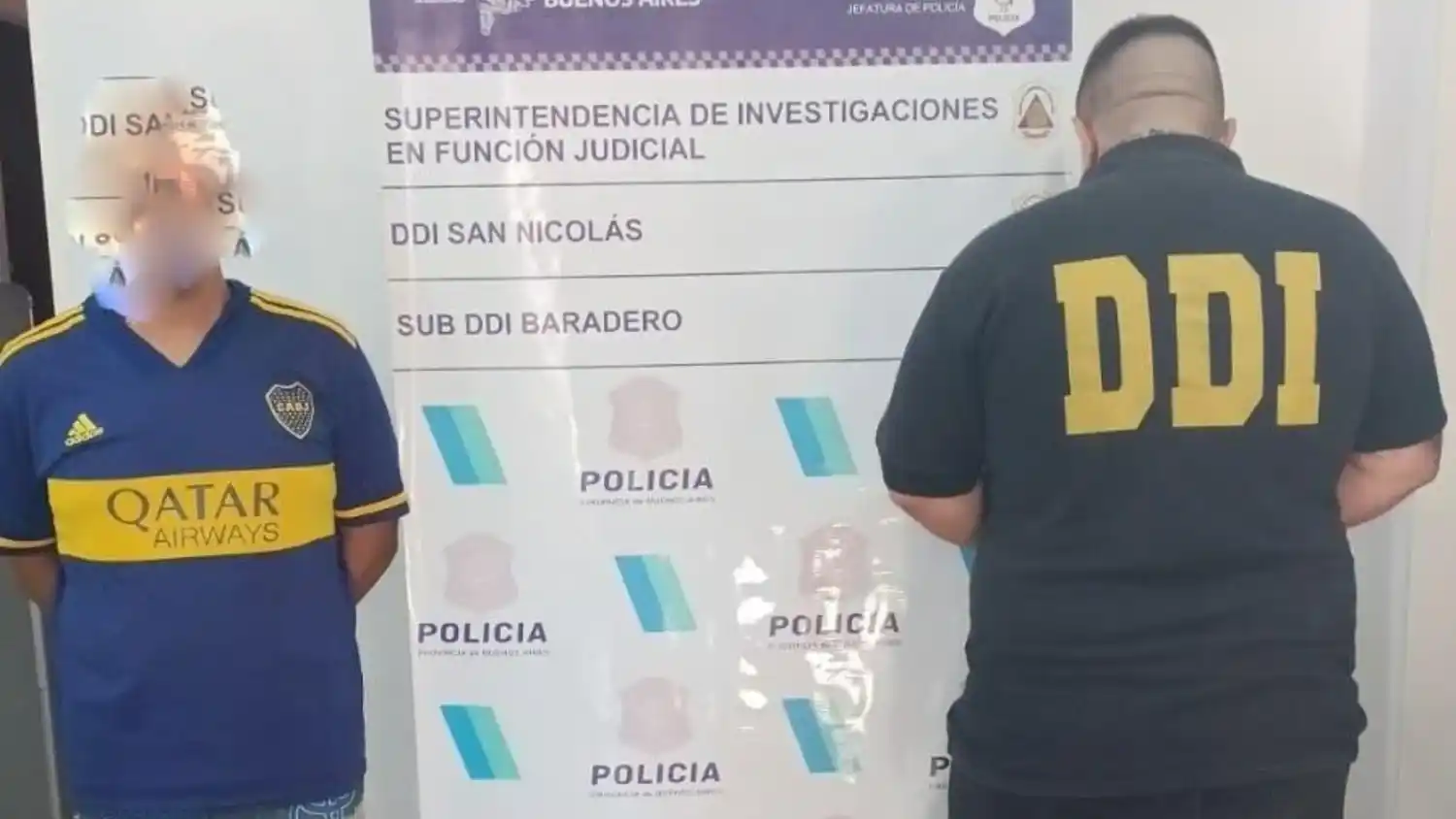 El autor de los hechos denunciados fue detenido con una orden de allanamiento del Juzgado de Garantías. Foto: Policía de San Pedro