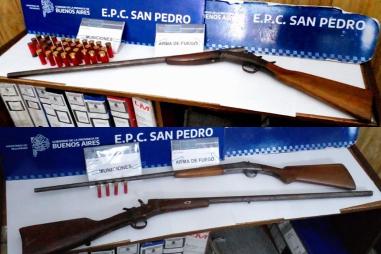 Secuestran armas en allanamientos ordenado tras denuncia en la Comisaría de la Mujer
