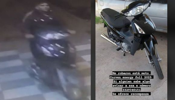 Video: robaron una moto en pleno centro y quedó registrado
