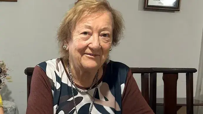 Esther Di Croce de Rojas, presidenta de la Sociedad de Damas de Beneficencia