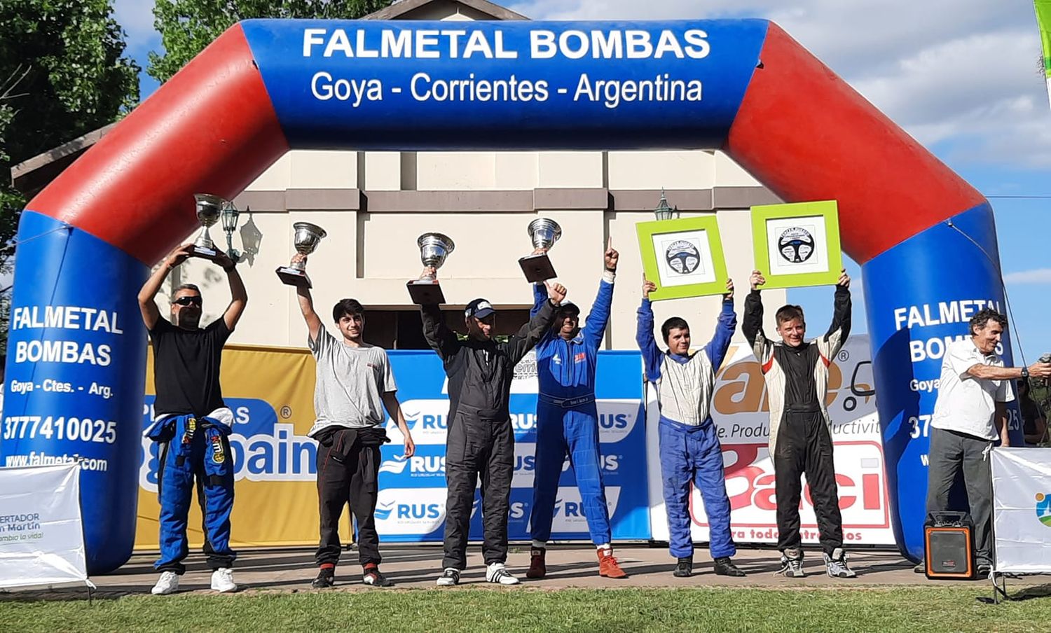 Pérez Enrique y Joaquín Terraza hicieron podio en el Rally