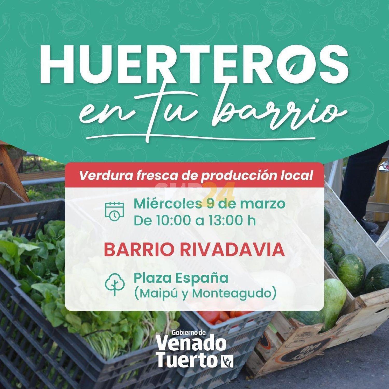 “Huerteros en tu barrio” comienza su experiencia en plaza España