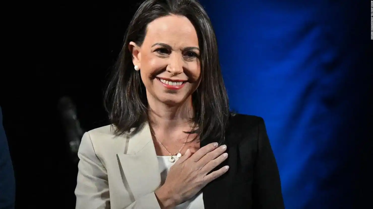 La venezolana se mostró sorprendida tras el anuncio.