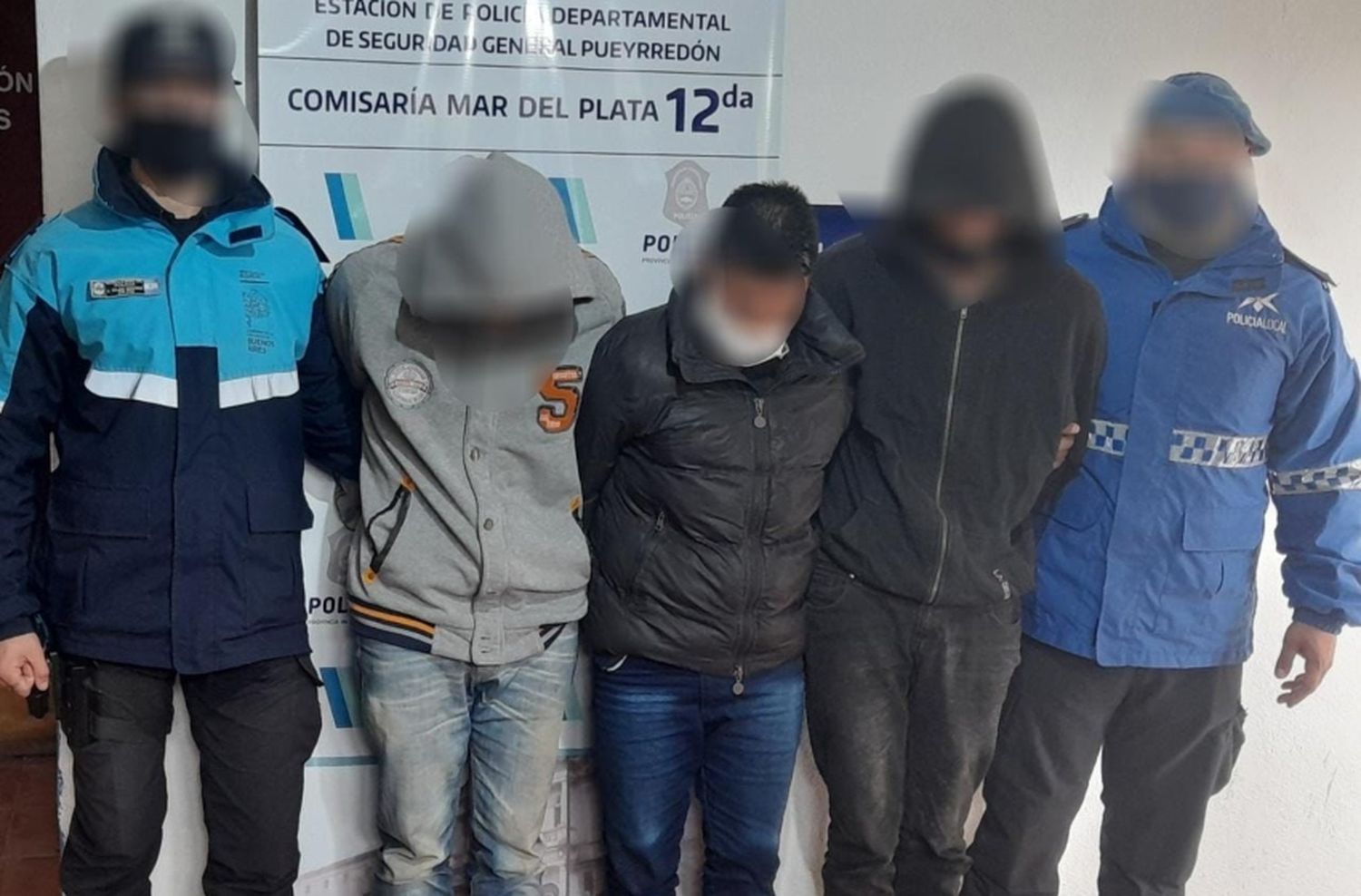 Atraparon a tres delincuentes que robaron una casa