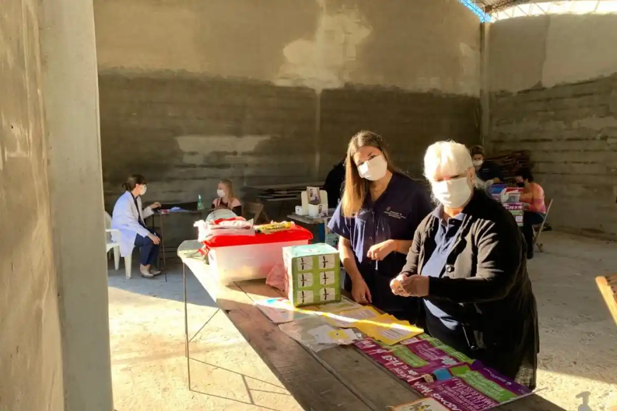 Realizaron una jornada sanitaria en la capilla San Agustín