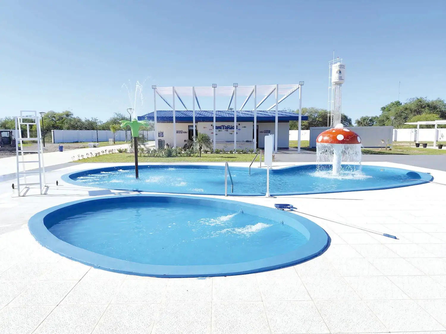 El gobernador Insfrán inaugura hoy
el parque acuático de Las Lomitas