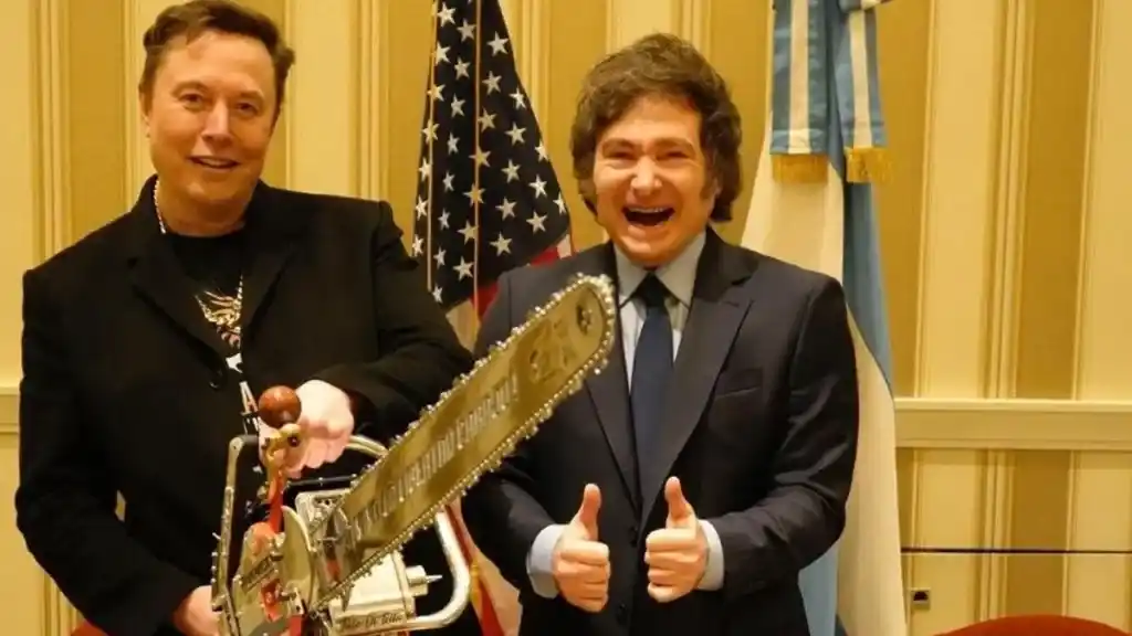 El obsequio de Milei a Elon Musk.