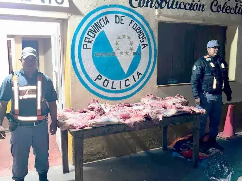Abigeato esclarecido: secuestraron más de
80 kilos de carne y detuvieron a 3 personas