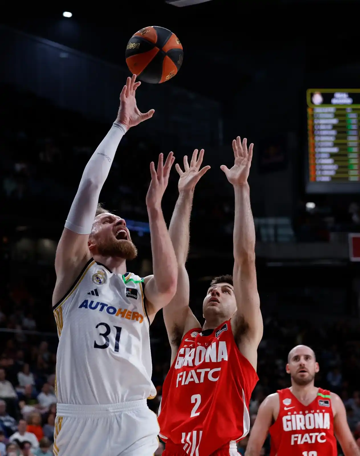 Fjellerup dijo presente en el duelo de argentino en la Liga Endesa