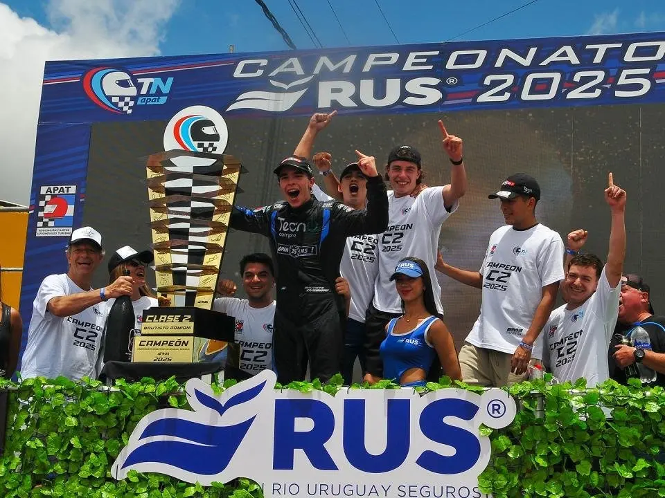 Bautista Damiani es el nuevo Campeón 2025 de TN Clase 2.Foto:Campeones