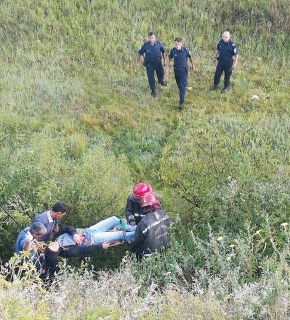 Accidente: chocaron y  cayeron desde el Puente Alvear 