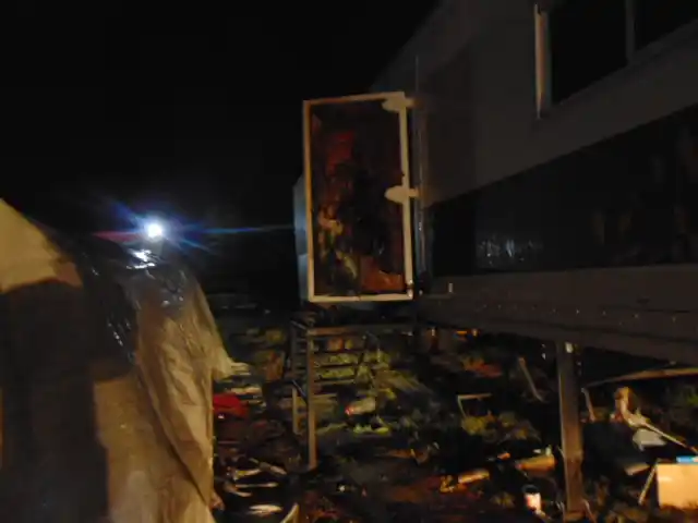 Venado Tuerto: se incendió parte de un semirremolque