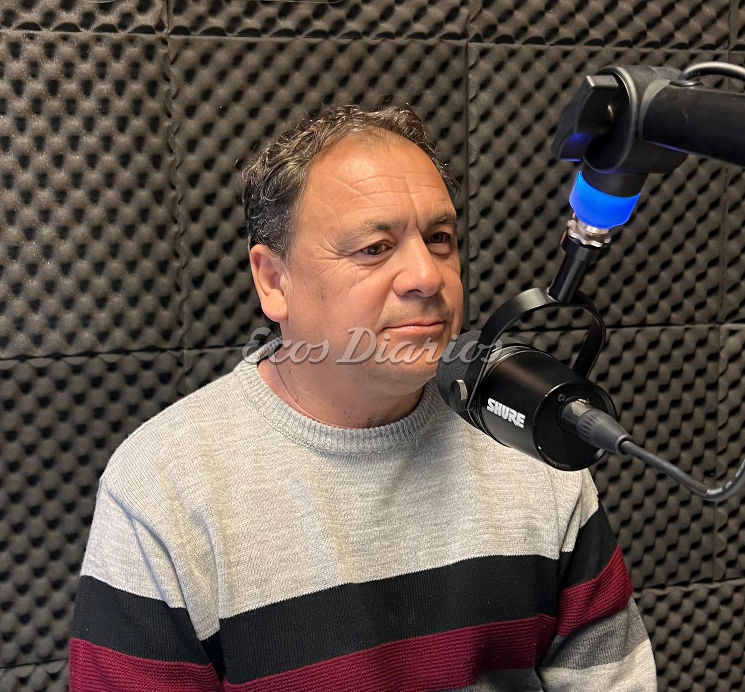 Gustavo Martínez, del Sindicato de Trabajadores Municipales de San Cayetano