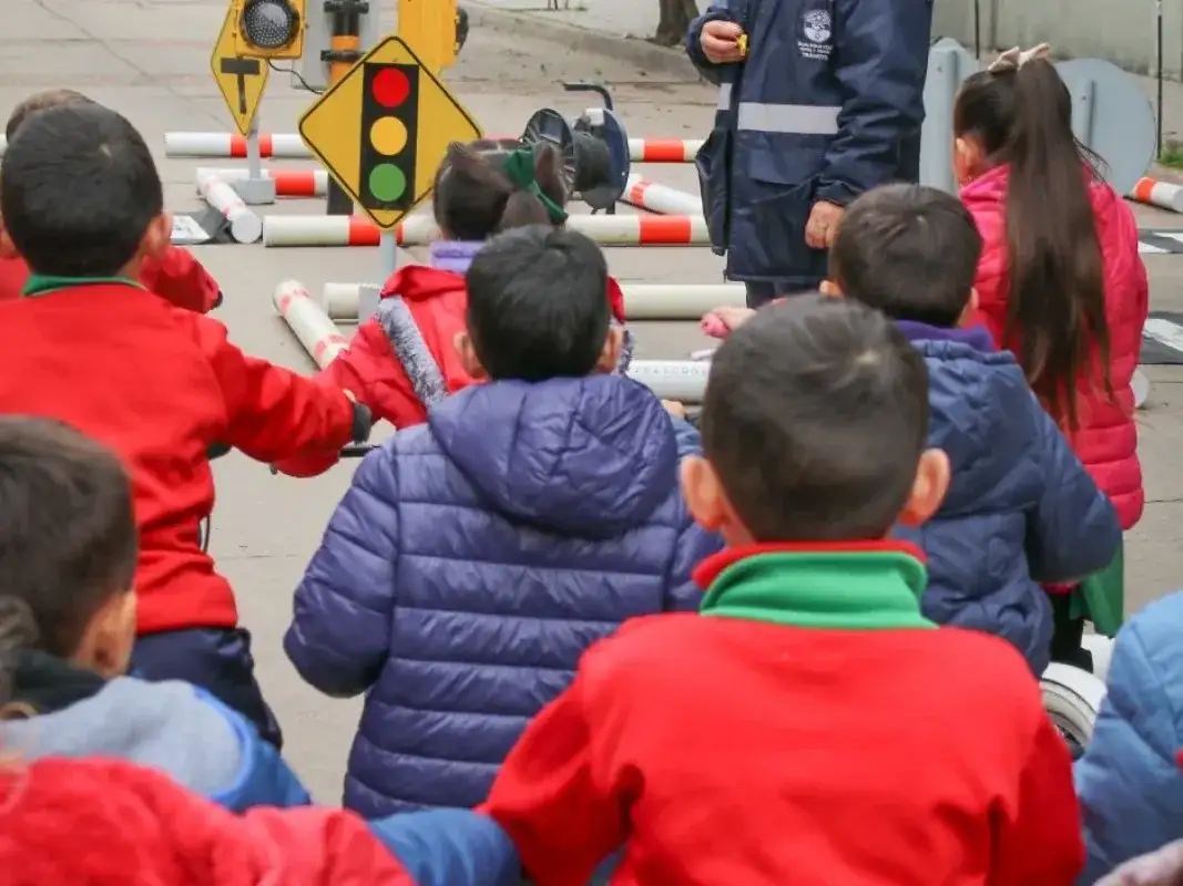 Tránsito celebró el Día Nacional de la Seguridad Vial con una jornada educativa para niños de nivel inicial