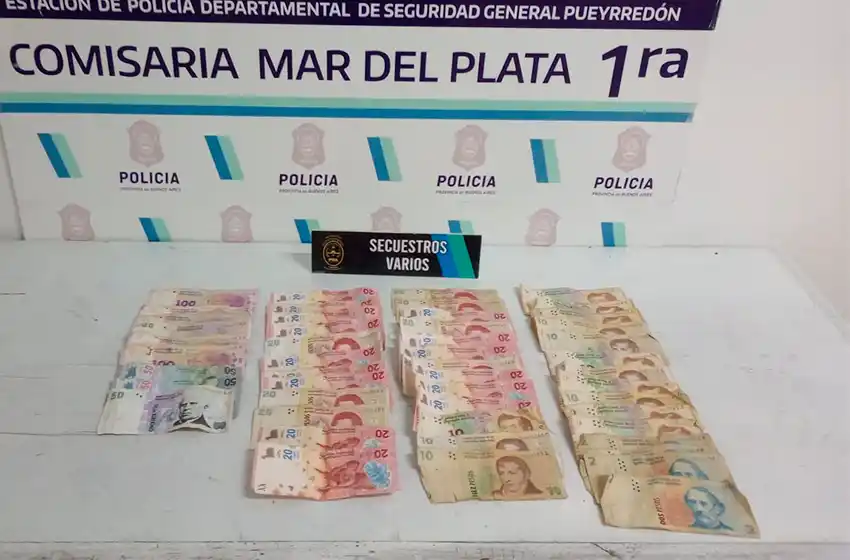 Fue detenido tras robar la caja de recaudación de una tienda