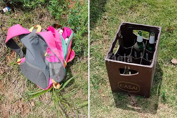 Vieron un cajón de cerveza “sin custodia” e intentaron robarlo