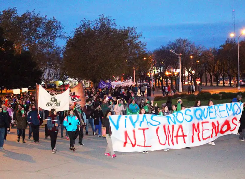 Marcha a siete años del Ni una Menos