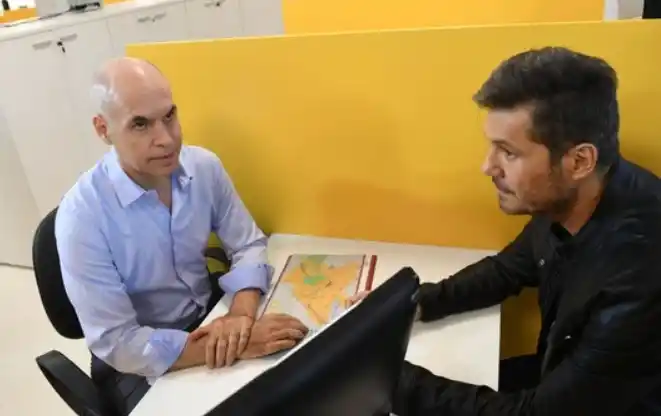 Tinelli, Vidal y Rodríguez Larreta almorzaron en la casa del conductor: ¿de qué hablaron?