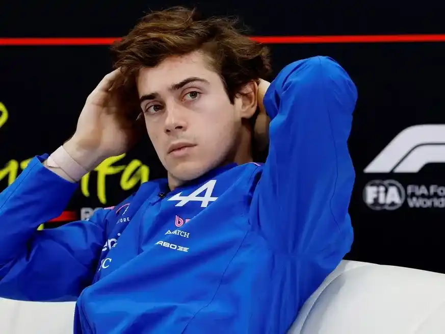 Franco Colapinto habló en Suzuka sobre la posibilidad de hacer una exhibición con Alpine en Buenos Aires. Foto: Reuters