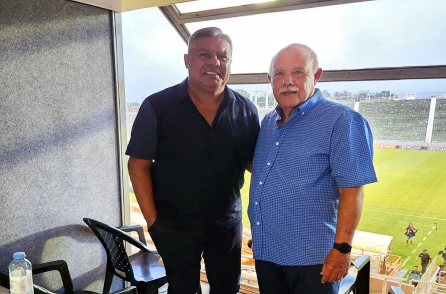 Tapia y Roberto Fernández juntos en el Mundialista