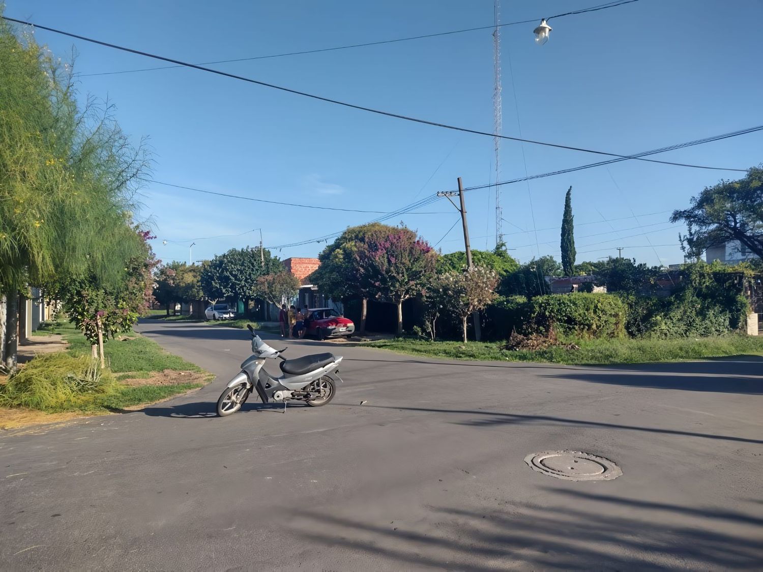 Chocaron dos motos en Nieto de Torres y Combate de Obligado