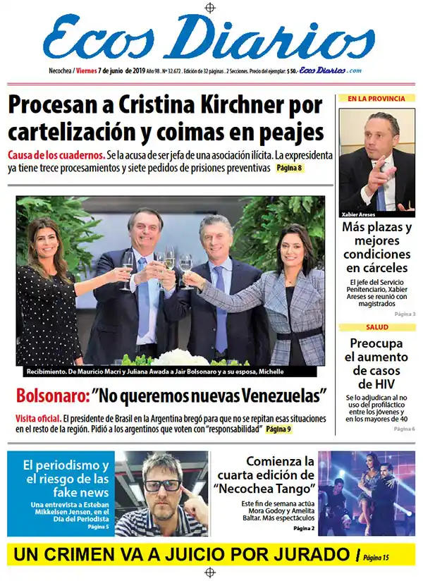 Tapa del 7 de junio de 2019
