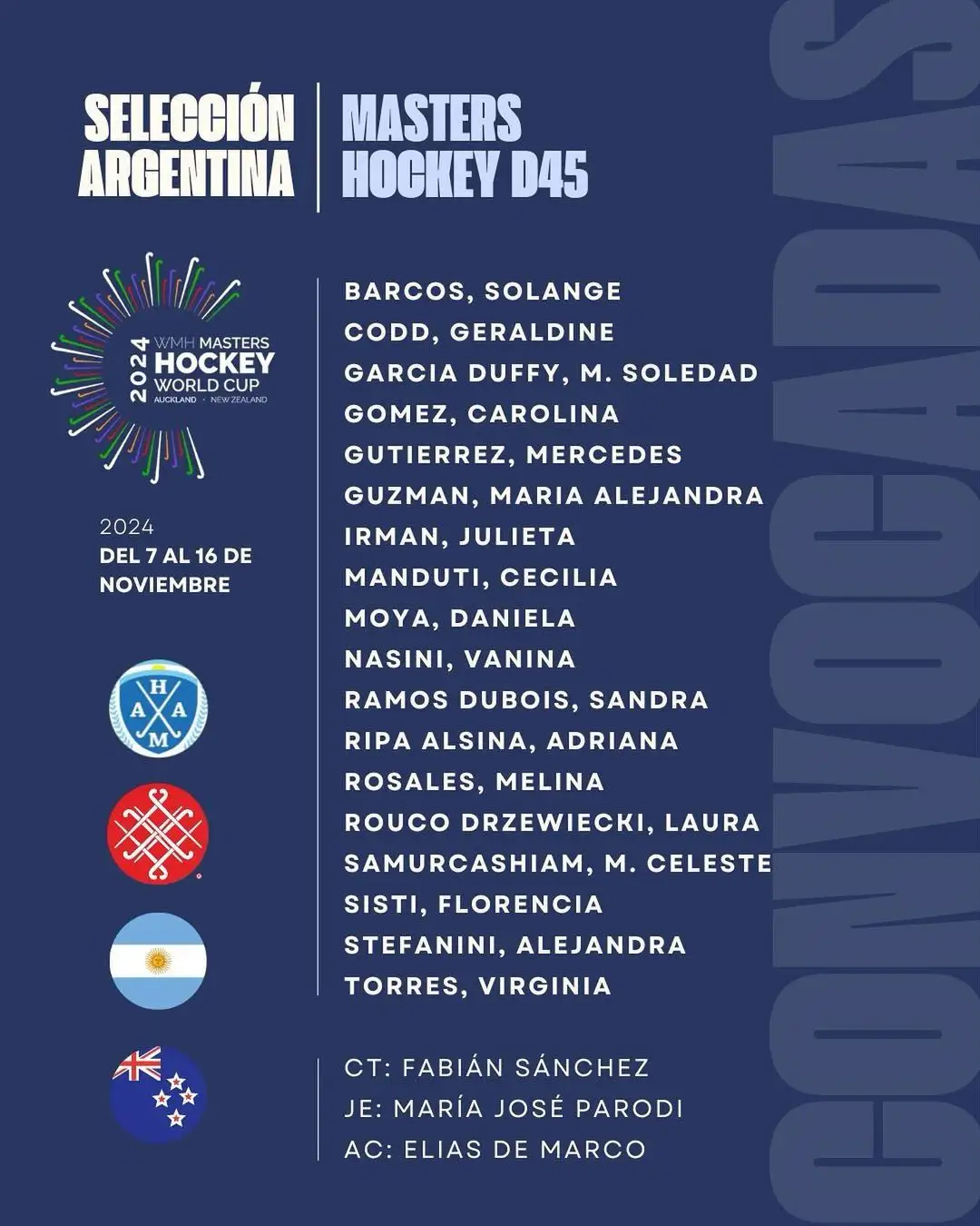 Convocadas