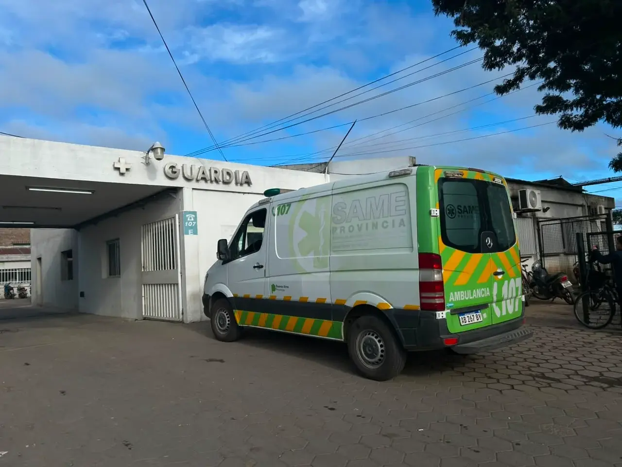 La víctima fue asistida en la Guardia del Hospital.