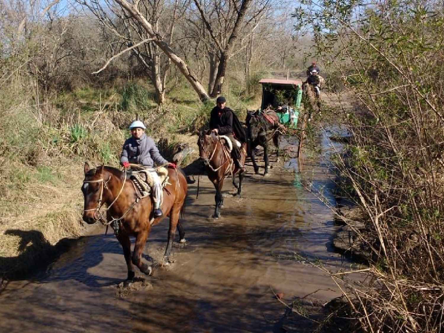 Realizaron cabalgata para revivir el pasado