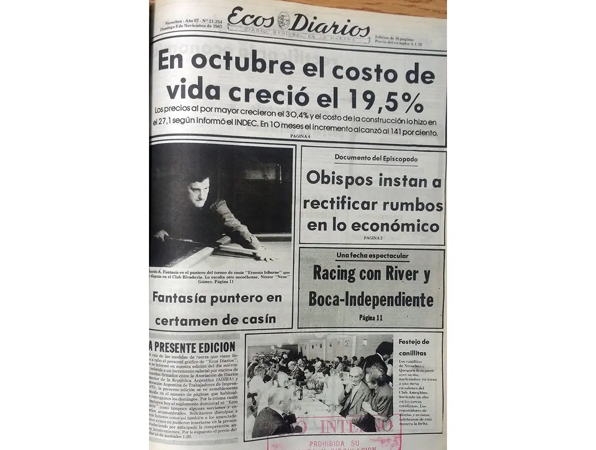 Domingo 8 de noviembre de 1987