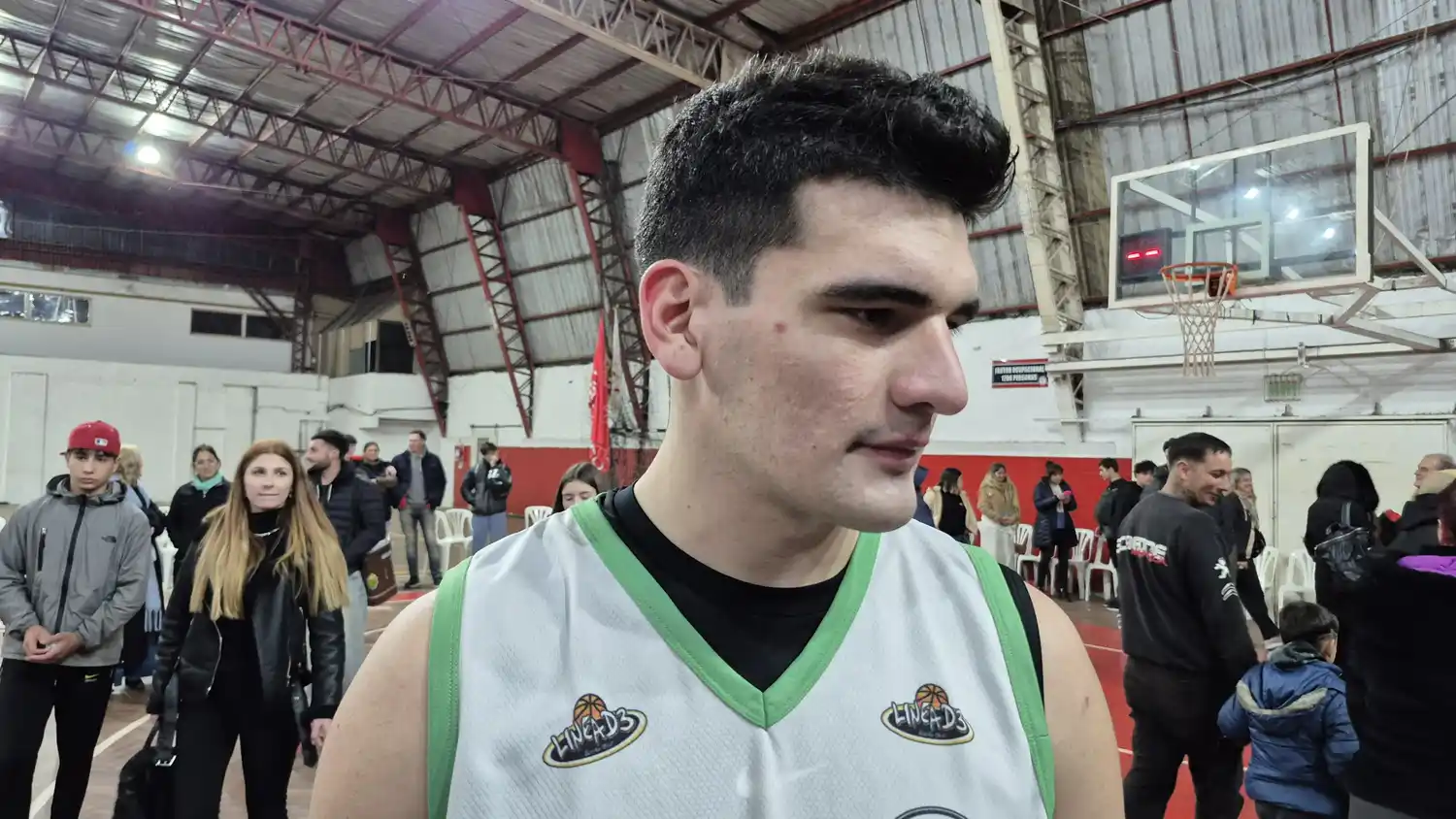 Juan Ignacio Salinas, el destacado de la primera final entre Basko y Huracán