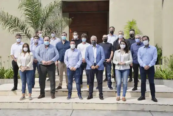 Nardini y Ferraresi con intendentes de la Primera Sección