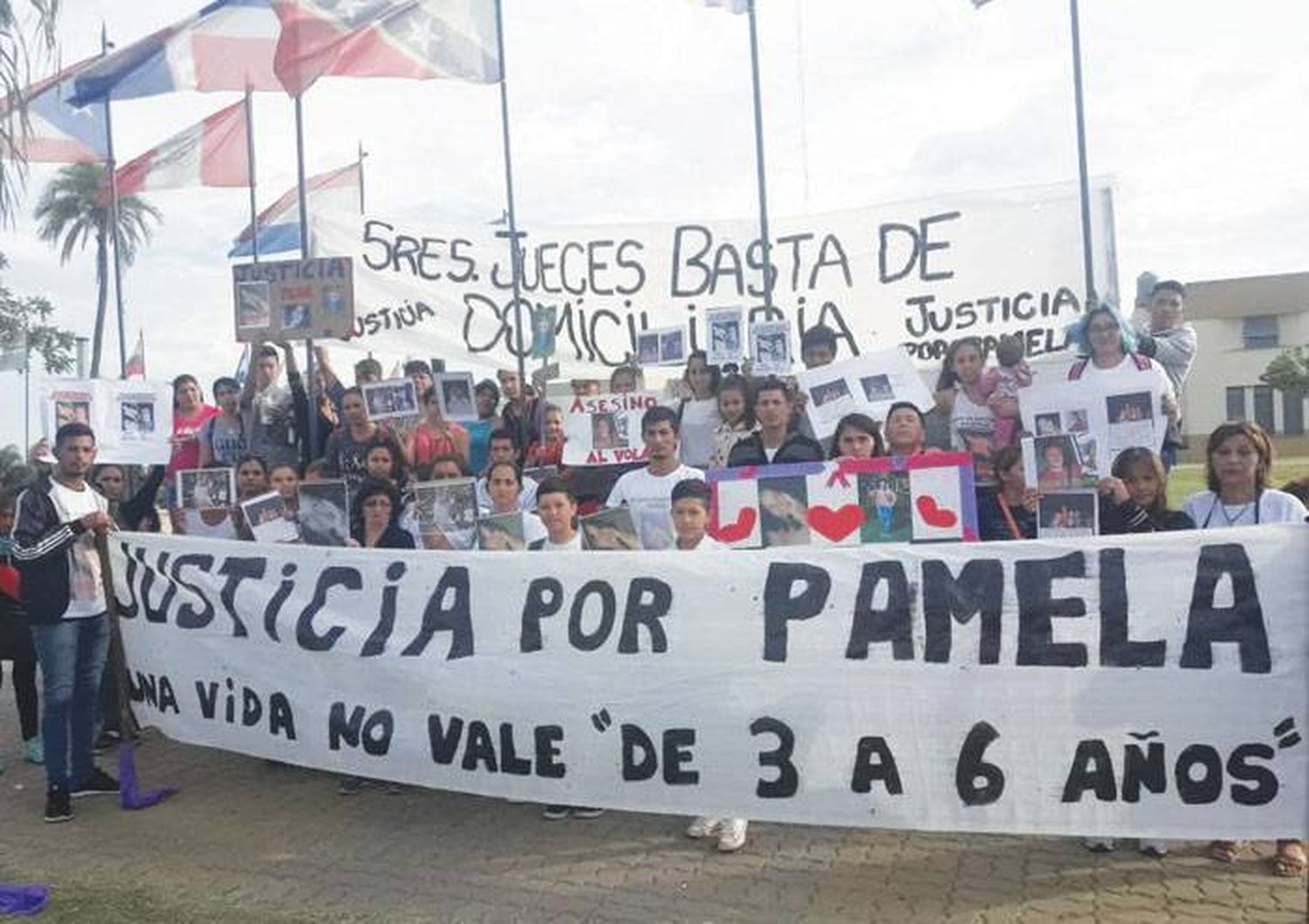 La familia de Pamela Córdoba marcha hasta los Tribunales