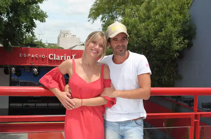 Laurita Fernández y Nicolás Cabré visitaron "El lugar de los artistas"