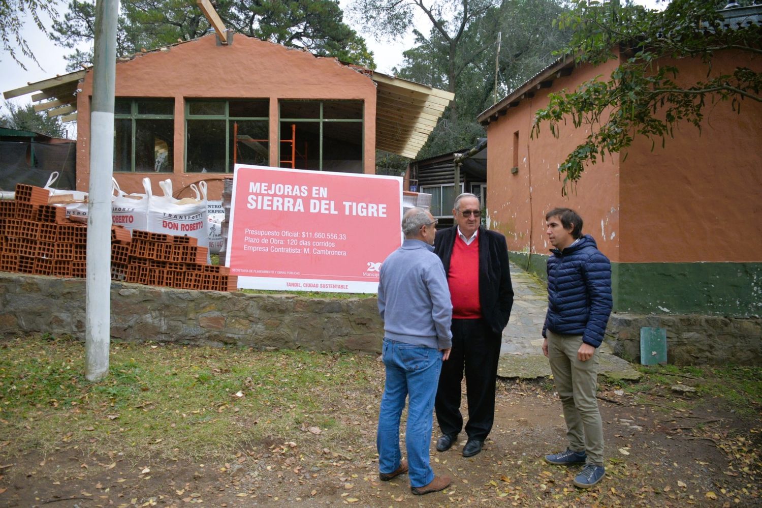 El Municipio avanza con las obras de revalorización integral en la Reserva Natural Sierra del Tigre