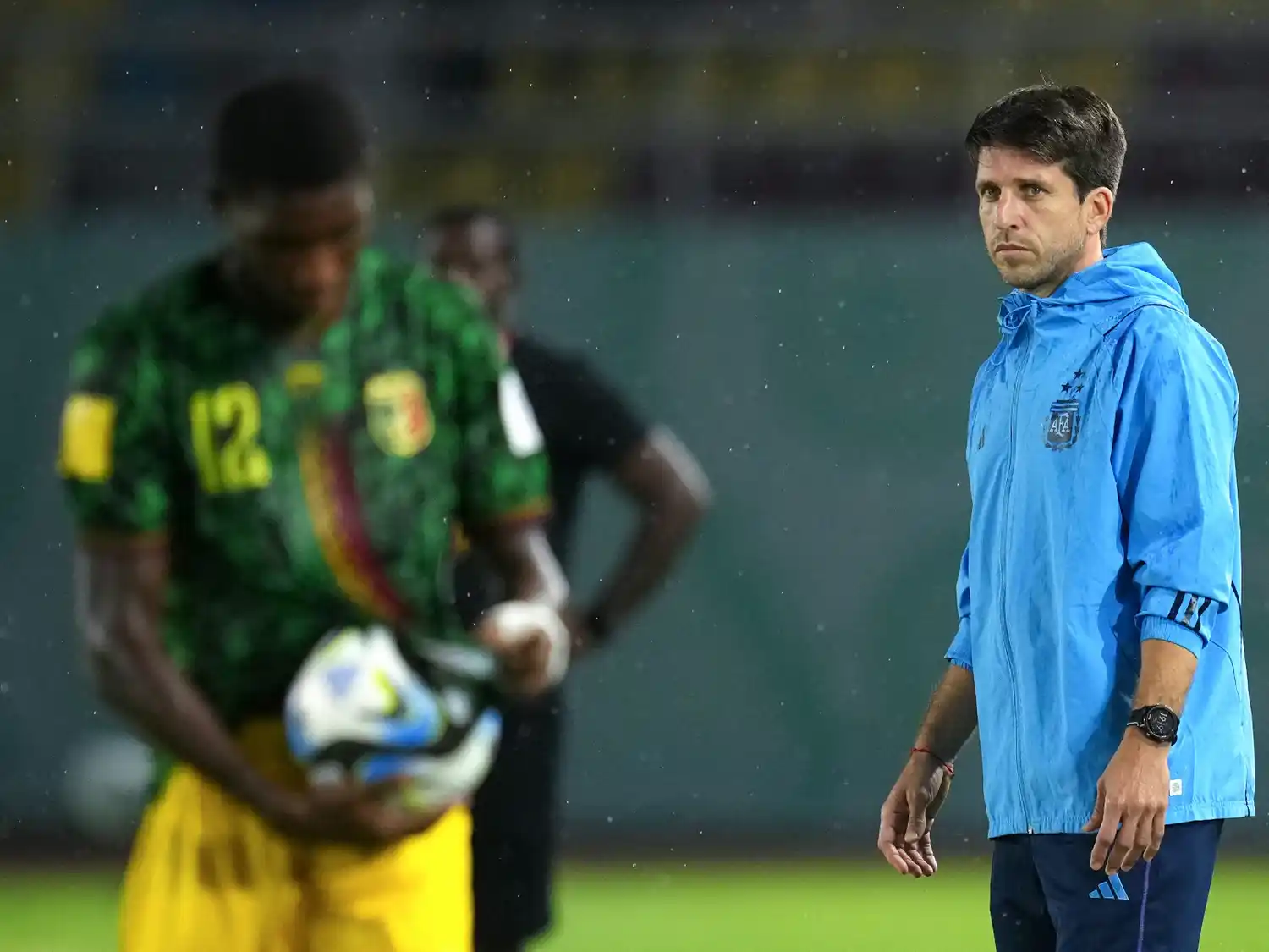 Diego Placente, DT del sub 20 argentino.