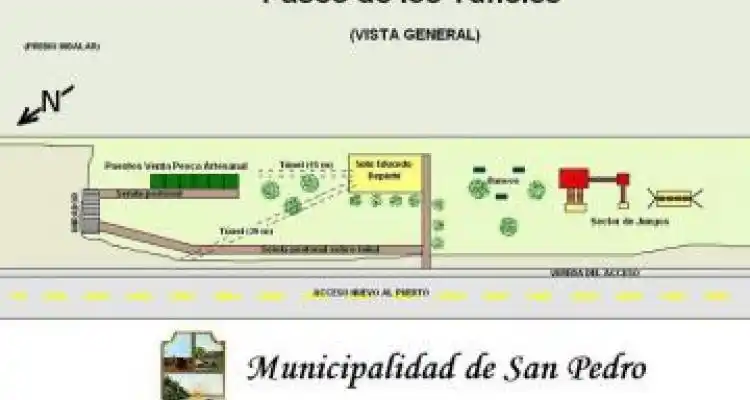 Avanza la construcción de puestos del “Paseo de los Túneles”