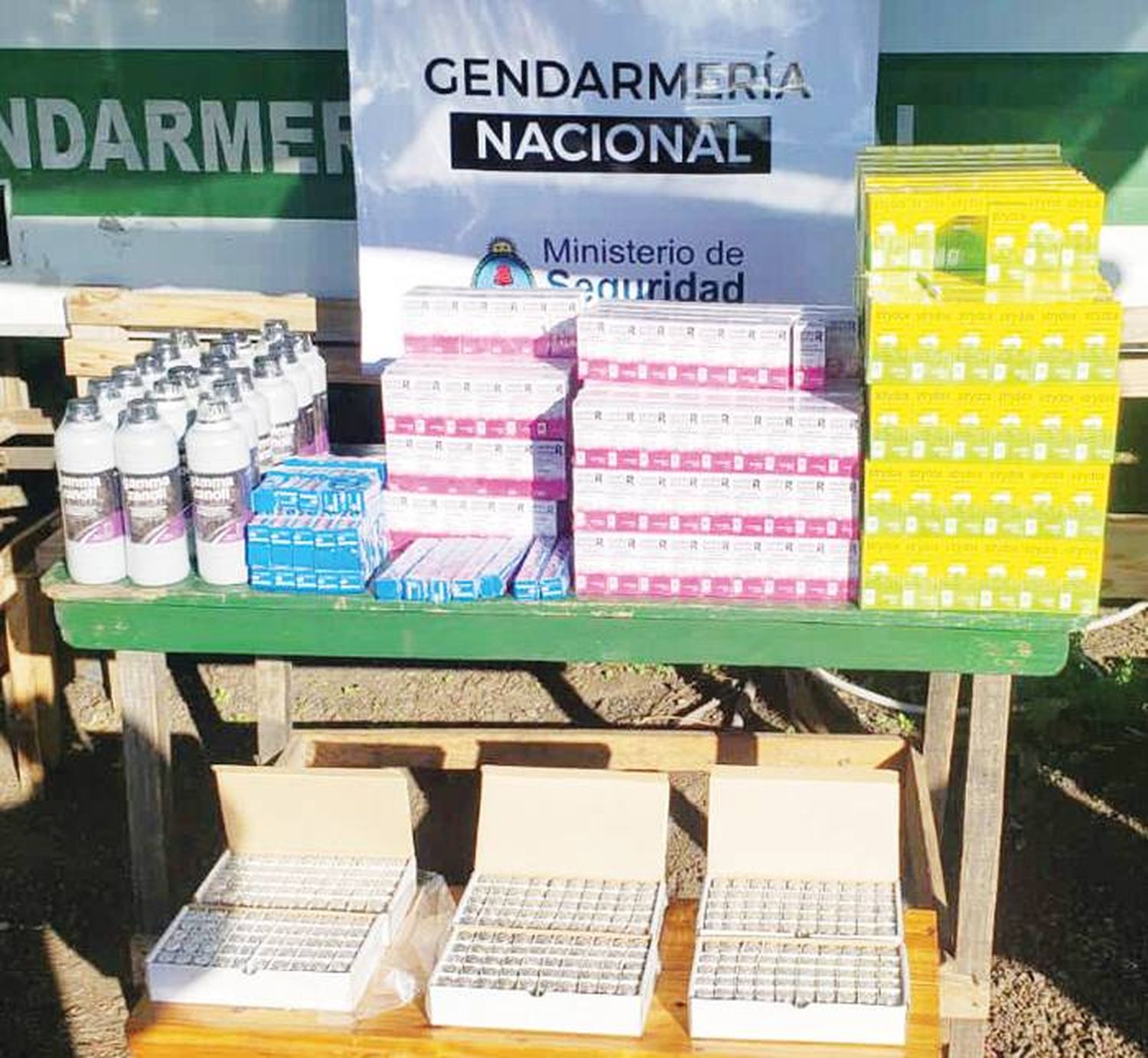 Gendarmería secuestró 3 millones en fármacos para caballos