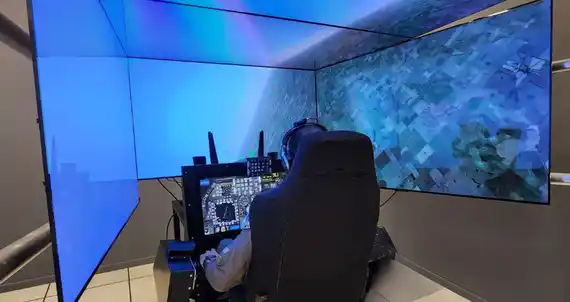 Ya operan los simuladores DART para los F-16 en la VI Brigada Aérea de Tandil