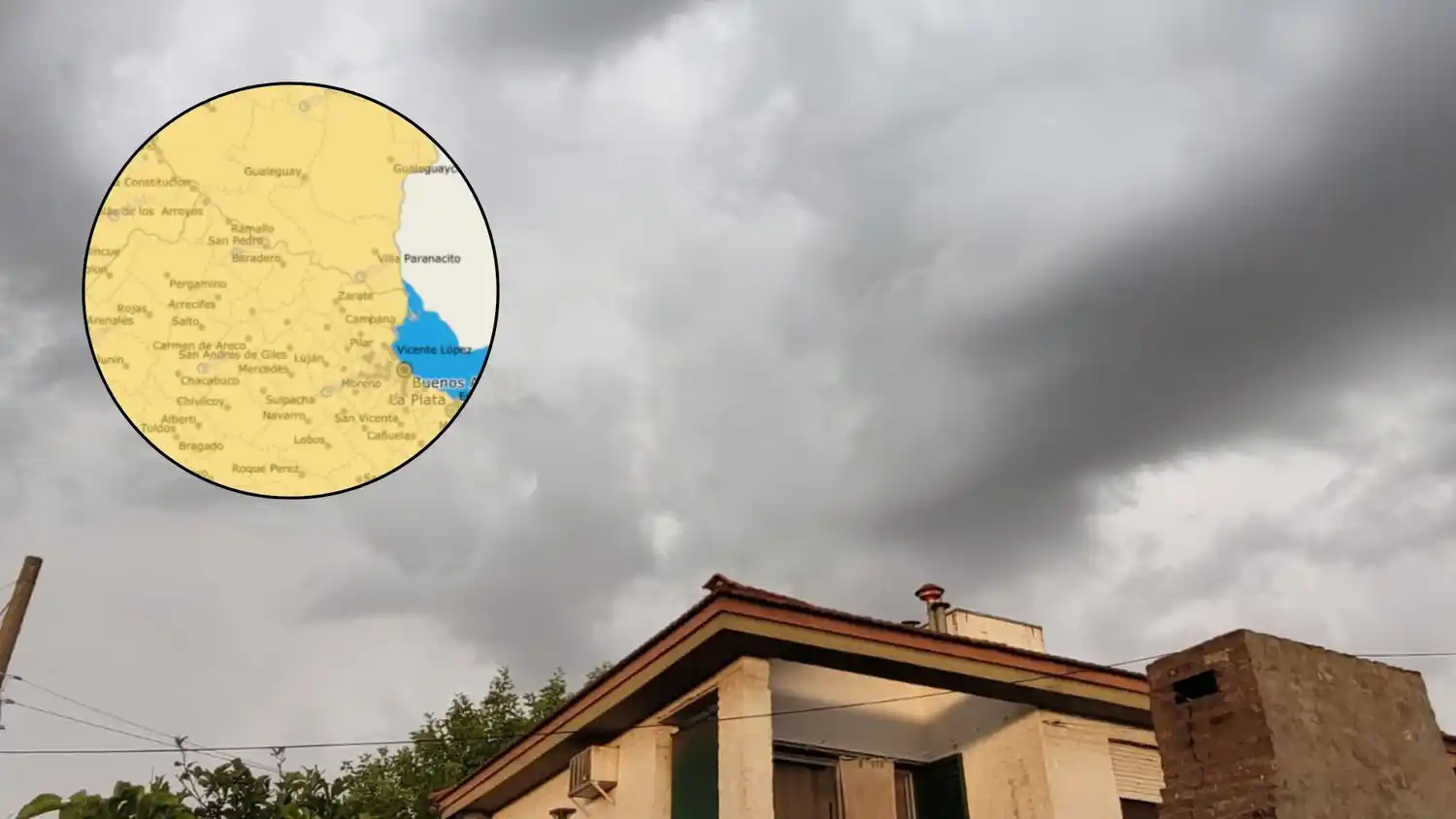 El Servicio Meteorológico Nacional (SMN) emitió una alerta amarilla para el norte bonaerense.