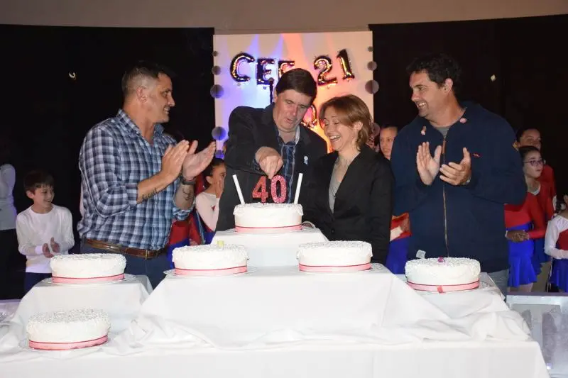 El CEF Nº 21 de San Cayetano festejó los 40 años de su formación