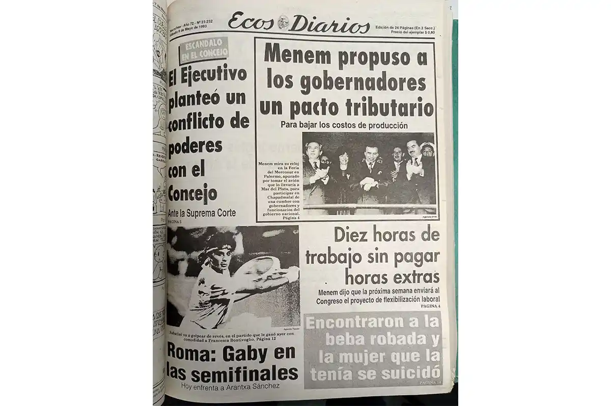 Sábado 8 de mayo de 1993